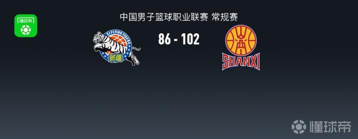  CBA数据复盘：山西汾酒102-86新疆伊力特，战术执行力决定胜负走向 体育新闻