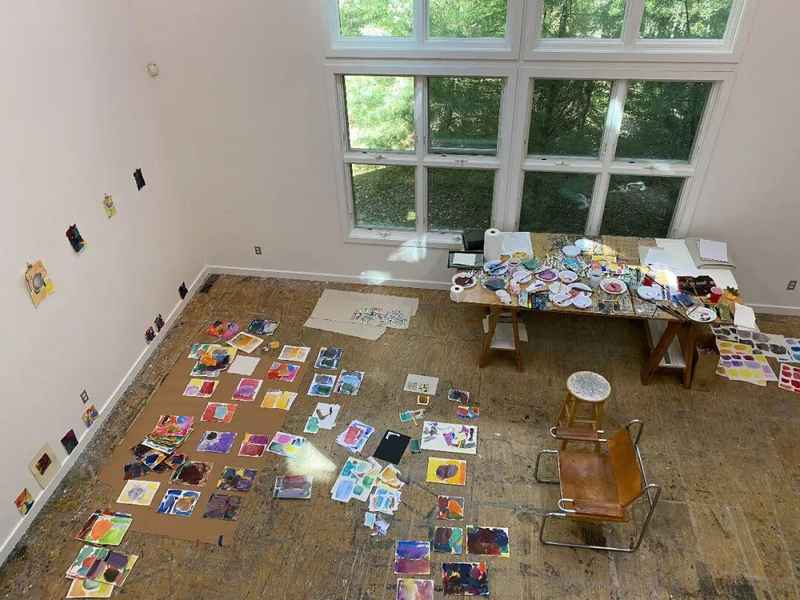  色彩的本质追问：一位德国画家的二十年终极思考与创作方法论 书画藏品