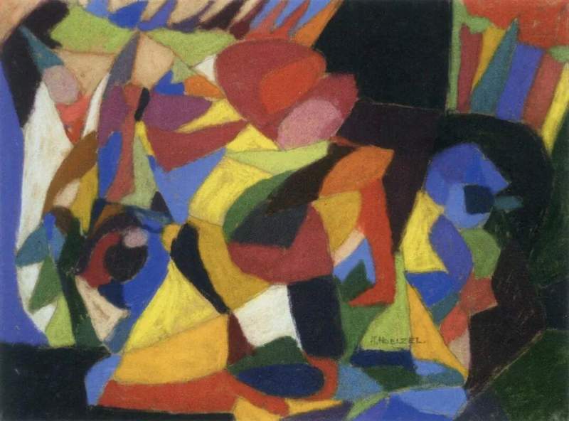  色彩的本质追问：一位德国画家的二十年终极思考与创作方法论 书画藏品