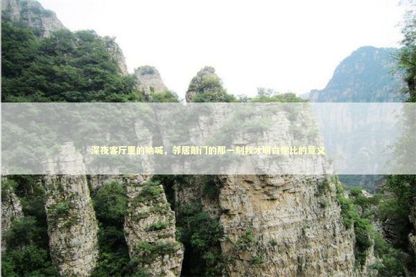 深夜客厅里的呐喊，邻居敲门的那一刻我才明白德比的意义 体育新闻